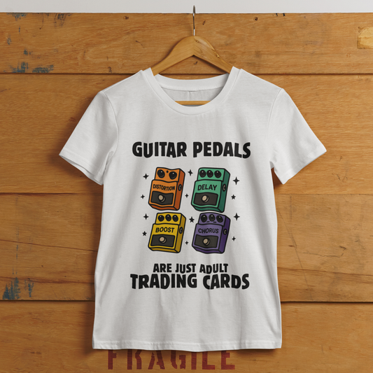 Guitar Pedals Are Trading Cards Guitar T Shirt