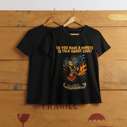 "Gsus Guitar Priest" Unisex Guitar T-Shirt