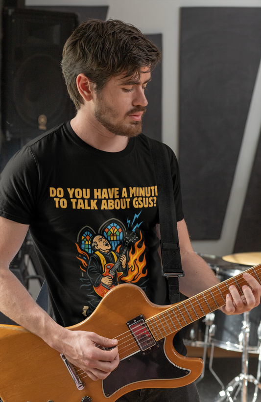 "Gsus Guitar Priest" Unisex Guitar T-Shirt