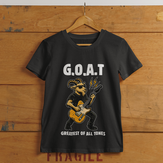 GOAT Greatest Of All Tones Guitar T Shirt